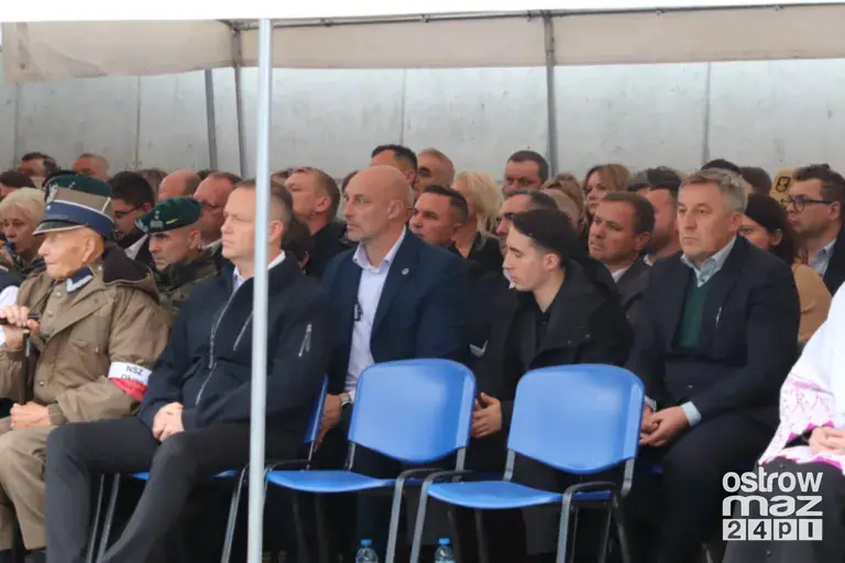Prezydent Karol Nawrocki na otwarciu strzelnicy w Bogutach-Piankach
