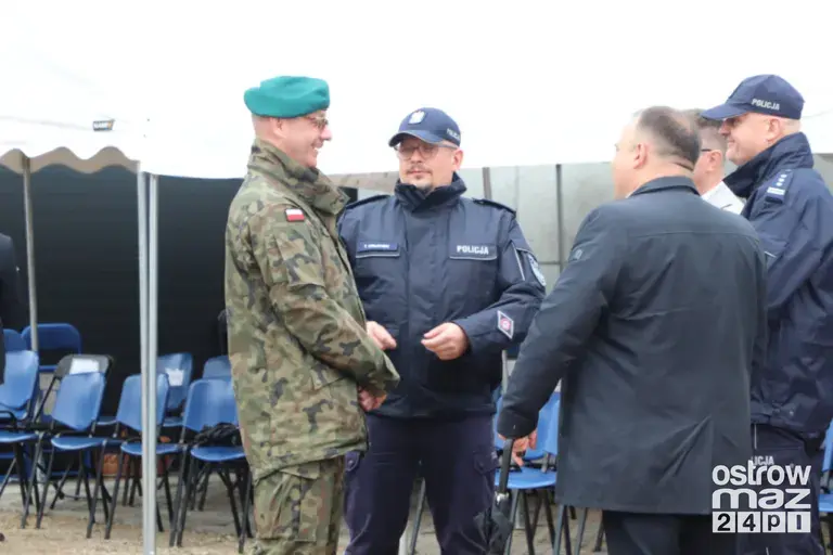Prezydent Karol Nawrocki na otwarciu strzelnicy w Bogutach-Piankach