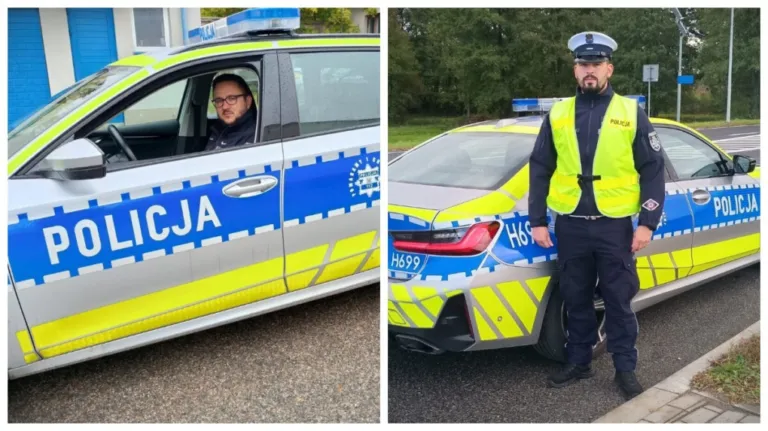 Policjanci z Ostrowi byli po służbie. W Różanie zauważyli dziwnie jadące auto