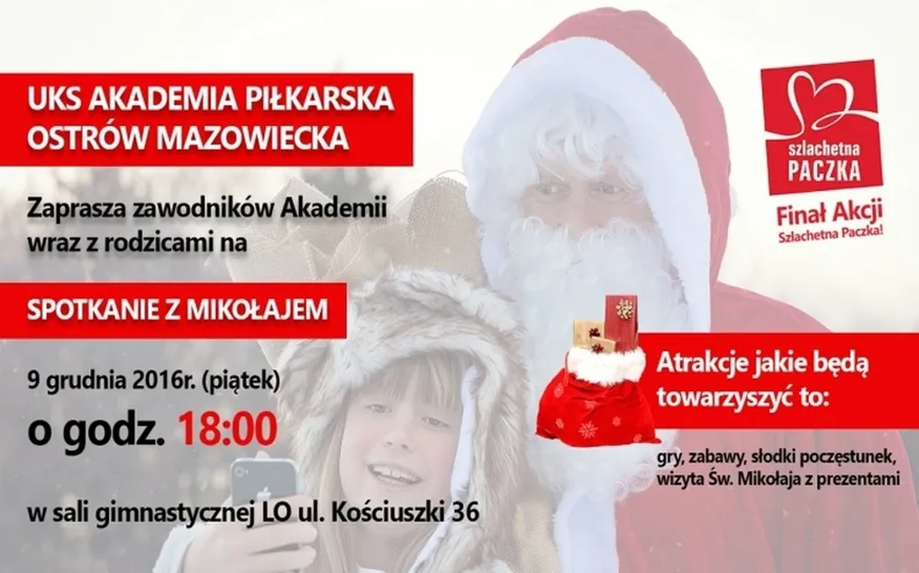 Sportowe spotkanie z Mikołajem