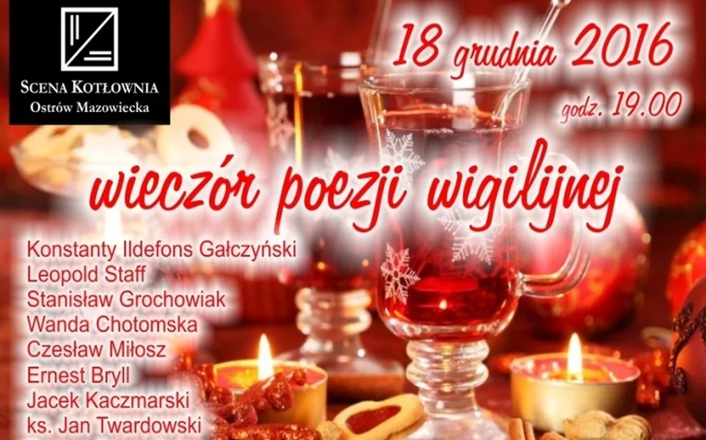 Wieczór poezji wigilijnej w ostrowskim teatrze