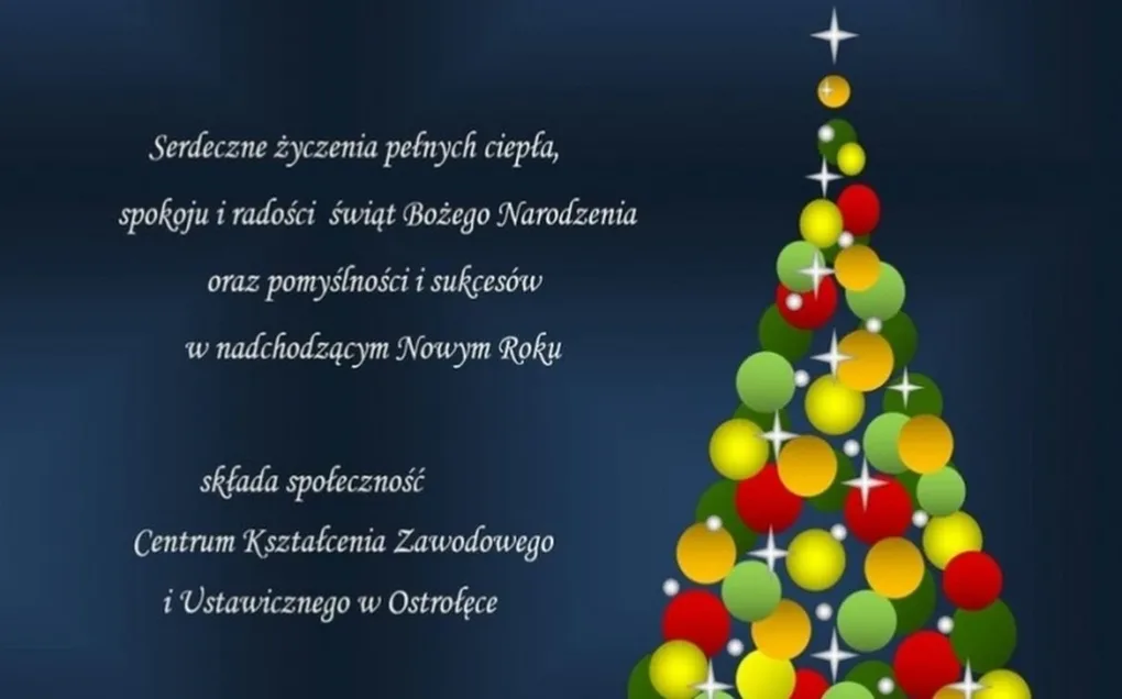 Życzenia od Centrum Kształcenia Zawodowego i Ustawicznego