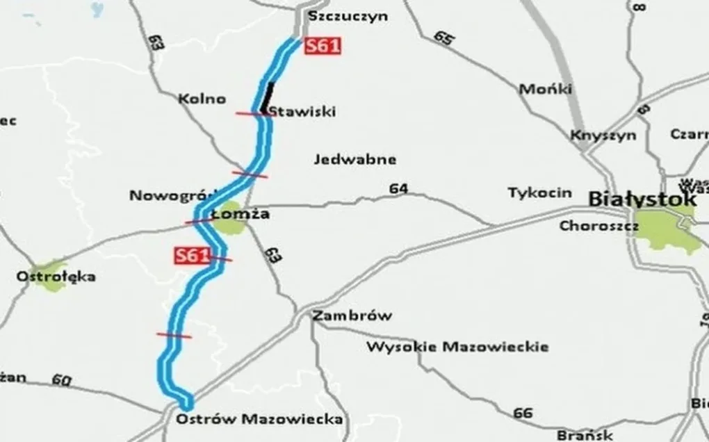 Łomża będzie miała obwodnicę prowadzącą do Ostrowi Mazowieckiej