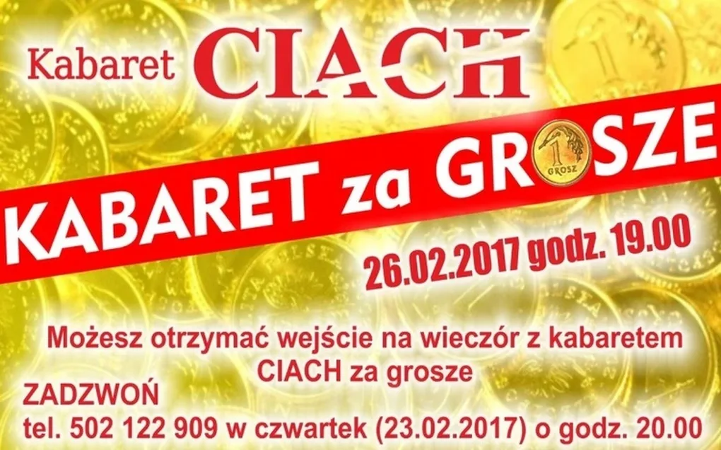 Kabaret za grosze. Konkurs ostrowskiego teatru