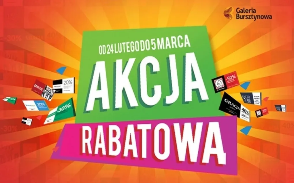 Akcja rabatowa w Galerii Bursztynowej