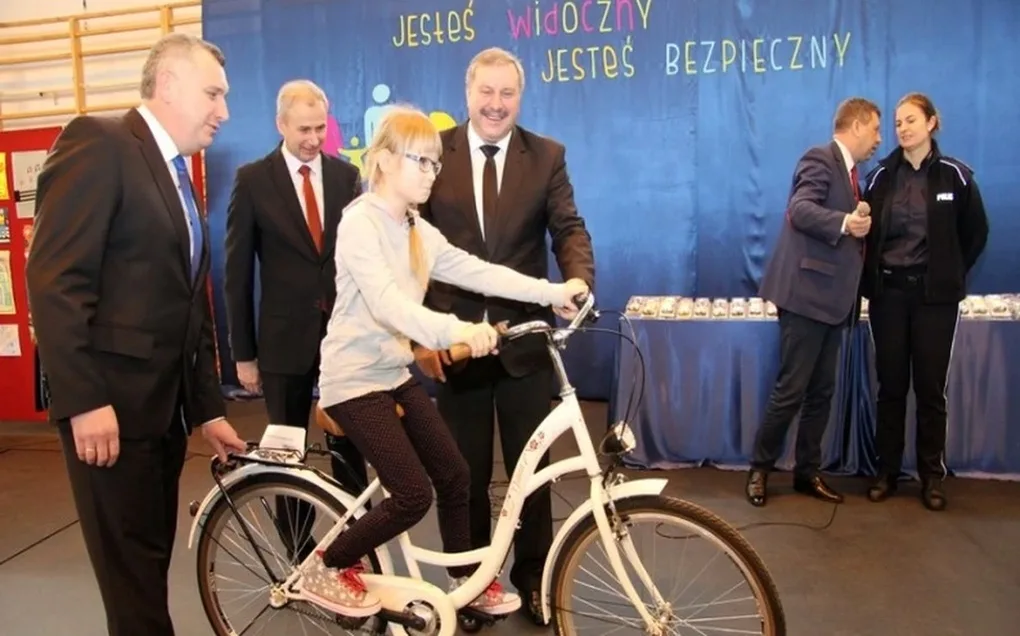 'Jesteś widoczny, jesteś bezpieczny' w Łysych (zdjęcia, wideo)