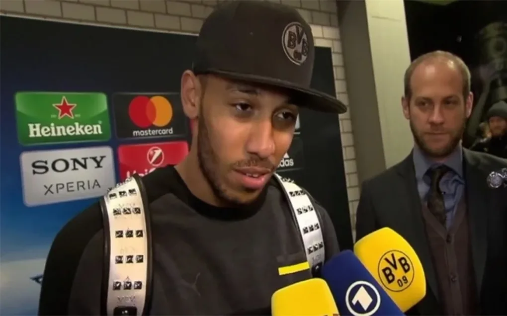 Borussia Dortmund w ćwierćfinale Ligi Mistrzów, hat-trick Aubameyanga z Benficą (wideo)