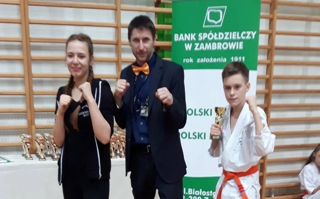 Złoto brokowskiego karateki w Zambrowie