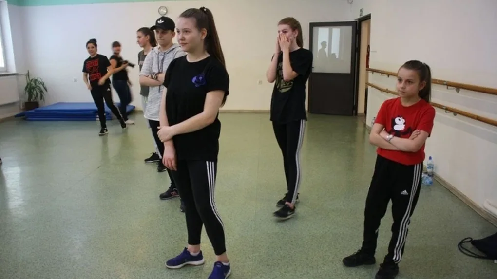 Maciek Pela na warsztatach hip-hop