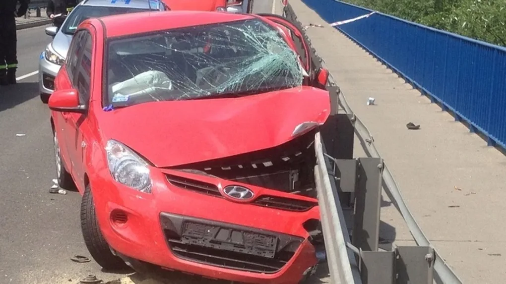 Wypadek w Broku, cztery osoby w szpitalu (zdjęcia)