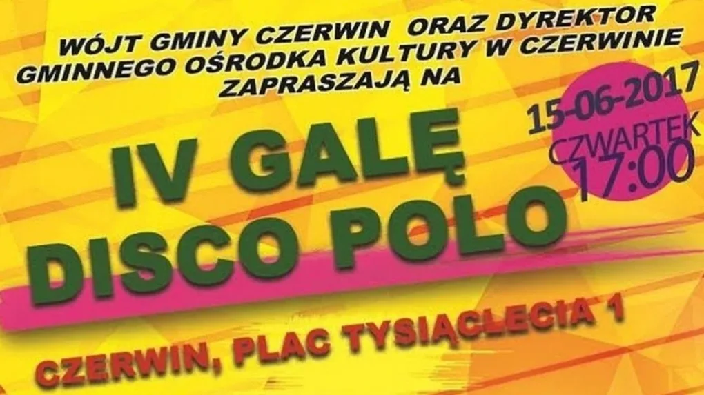 Gala Disco Polo w Czerwinie (wideo)