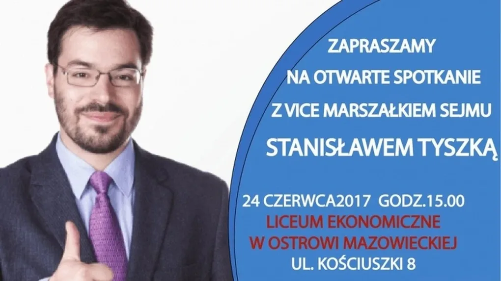 Spotkanie wicemarszałka z wyborcami w Ostrowi Mazowieckiej