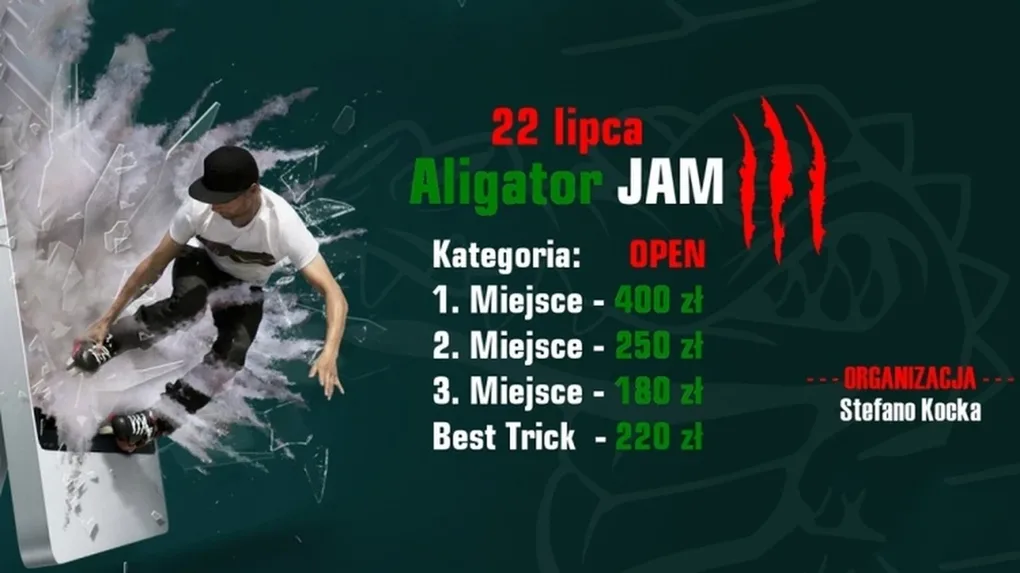 Aligator Jam III - zawody rolkowe w Ostrowi Mazowieckiej