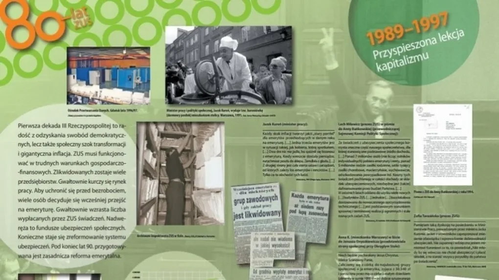 Wystawa o historii Zakładu Ubezpieczeń Społecznych