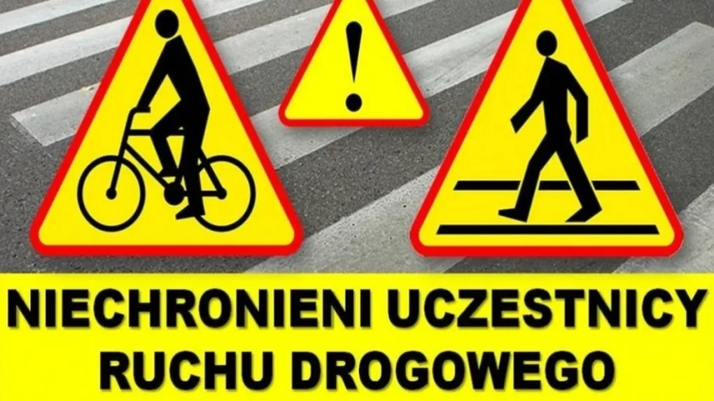 Trwa akcja pn. 'Niechronieni Uczestnicy Ruchu Drogowego'