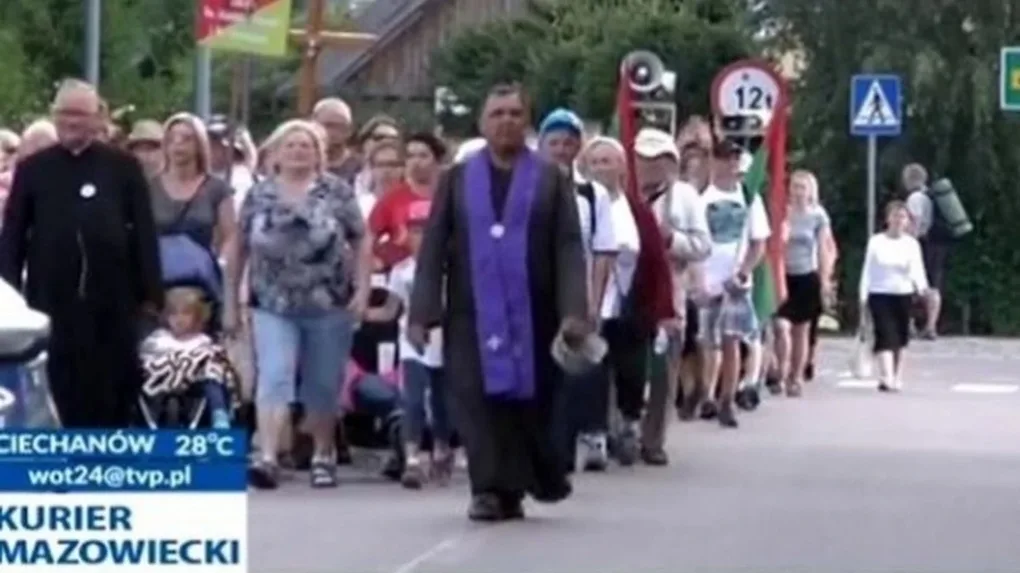 'Kurier Mazowiecki' o pielgrzymce na Jasną Górę (wideo)