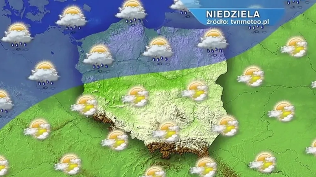 Pogoda niedziela 20 sierpnia 2017