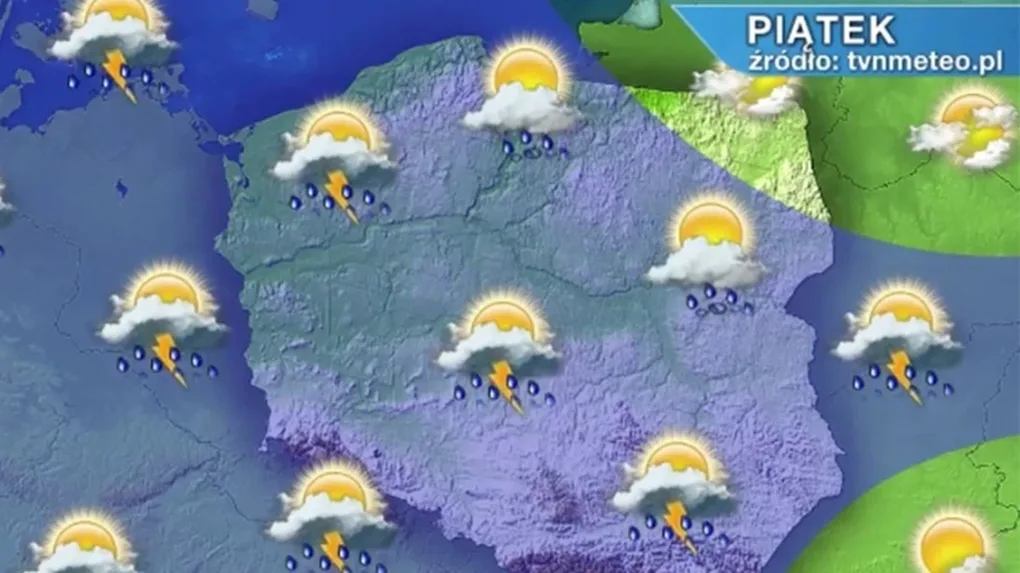 Deszczowa środa niemal w całym kraju (wideo)