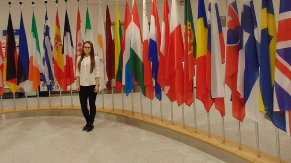 Uczennica Ekonomika w Parlamencie Europejskim