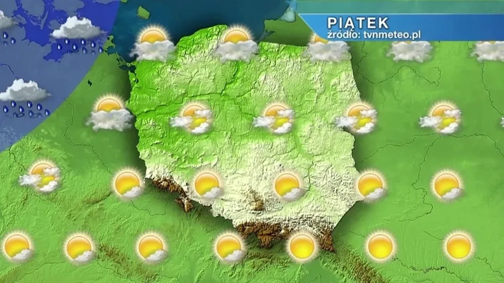 Zapowiada się słoneczny piątek