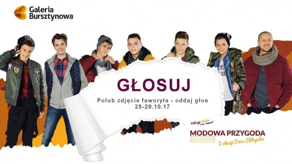  Modowa Przygoda dla panów w Bursztynowej. Trwa głosowanie