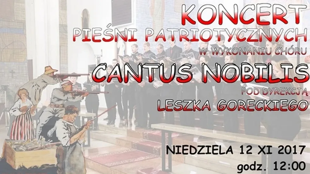 Koncert pieśni patriotycznych w Nurze