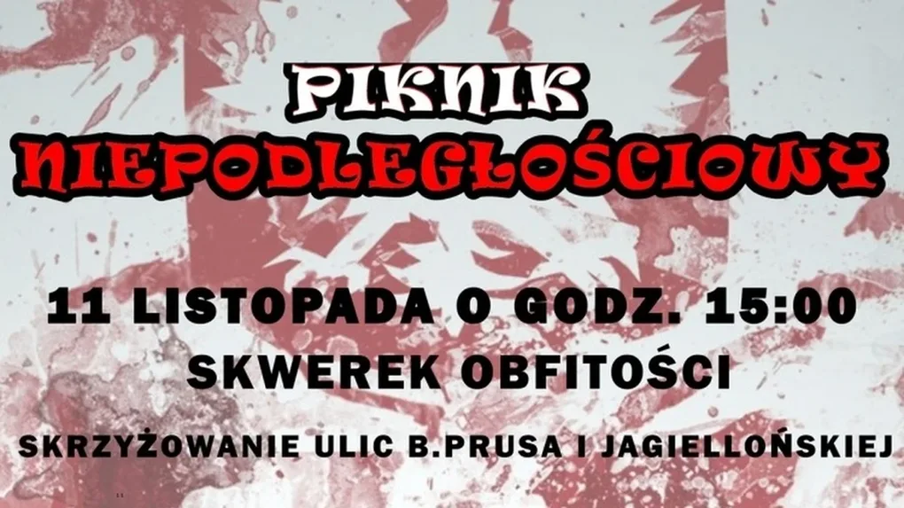 Piknik niepodległościowy na Skwerku Obfitości