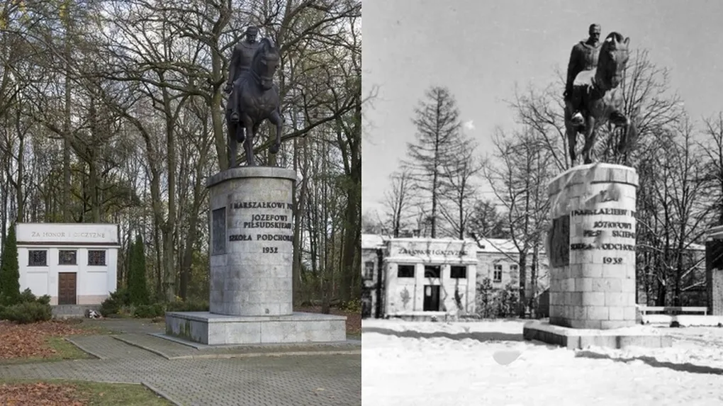 Pomnik marszałka Piłsudskiego na przestrzeni lat