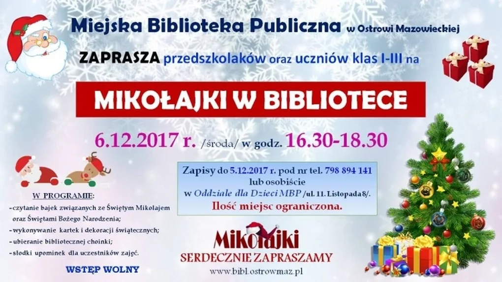 Mikołajki w ostrowskiej bibliotece