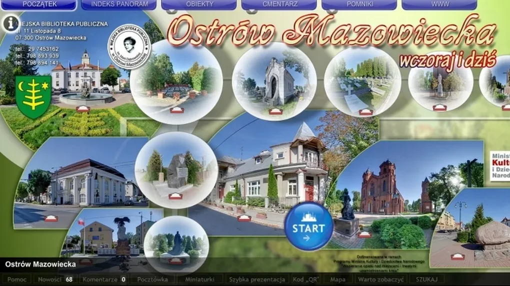 Udaj się w wirtualny spacer po Ostrowi Mazowieckiej