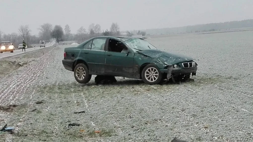 Wypadek na trasie Małkinia - Nur