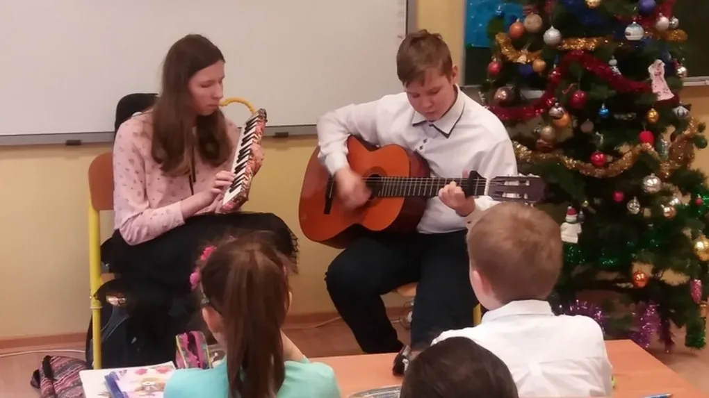 Nietypowa lekcja muzyki w 'dwójce' (zdjęcia)