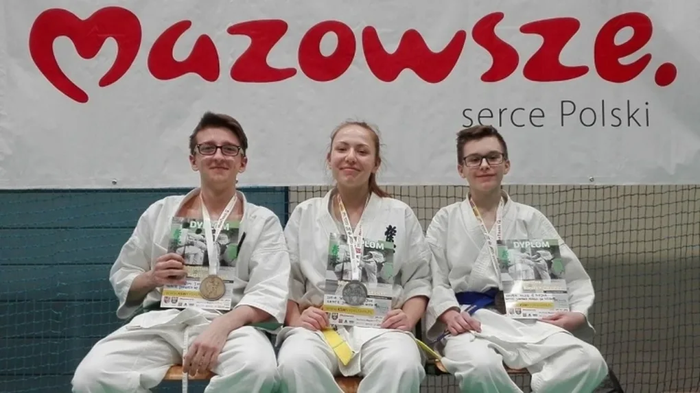 Komplet medali brokowskich karateków na Mistrzostwach Mazowsza (zdjęcia)