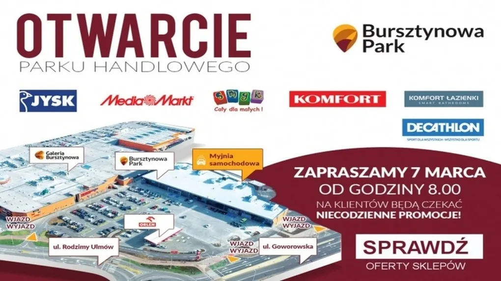  Znamy promocje na otwarcie Bursztynowa Park