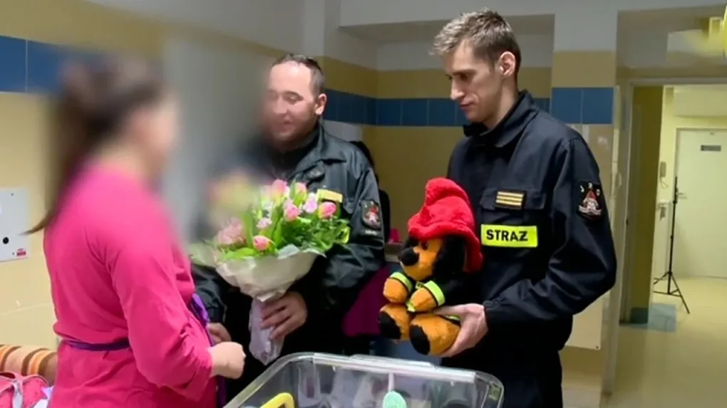 Strażacy z Łomży odebrali poród w środku nocy (wideo)