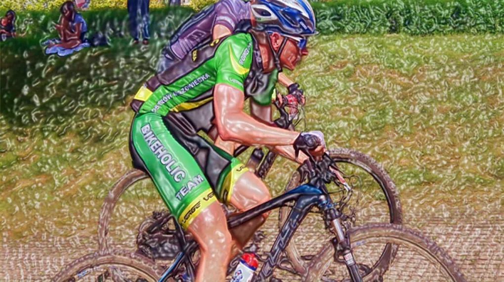 Dożynkowy wyścig rowerowy w Starej Grabownicy