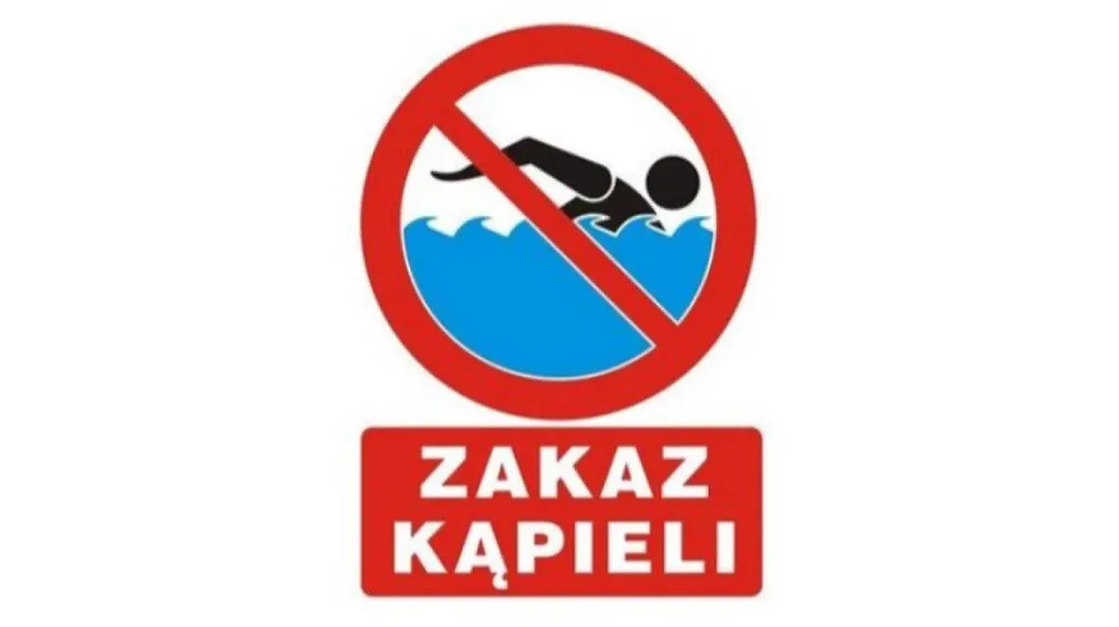 Zakaz kąpieli na brokowskiej plaży