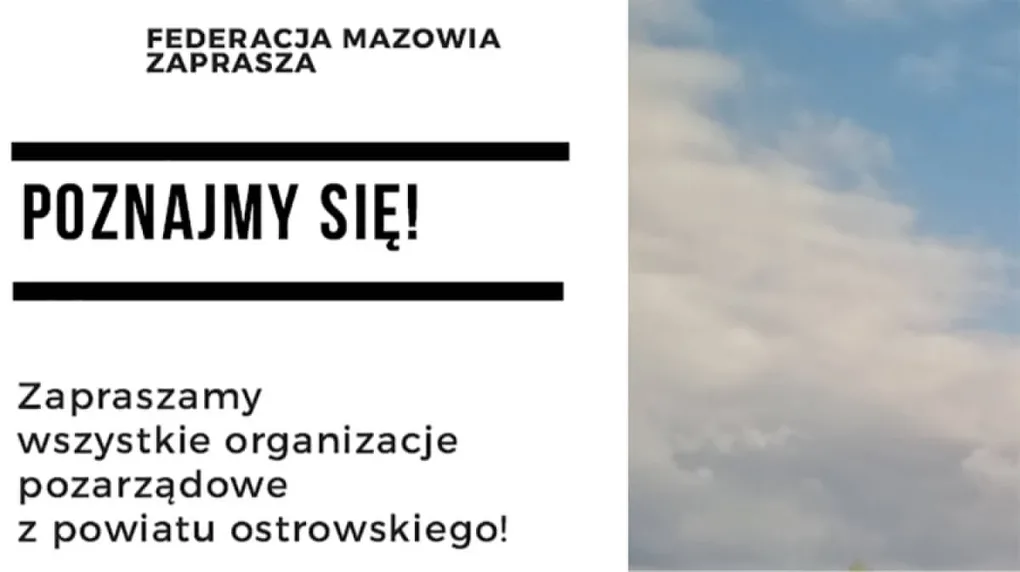 'Poznajmy się!'. Spotkanie dla organizacji pozarządowych