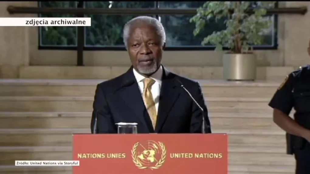 Zmarł Kofi Annan. Były sekretarz generalny ONZ (wideo)
