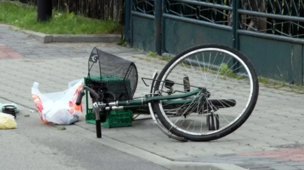Potrącenie rowerzystki w Kaczkowie Starym