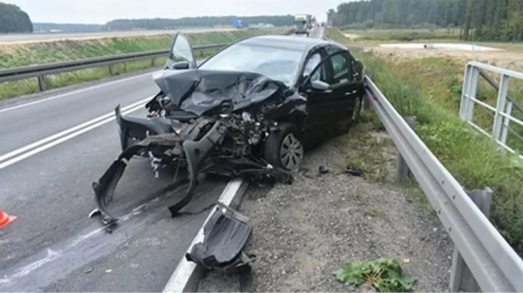 Wypadek na przebudowywanym odcinku krajowej 'ósemki'