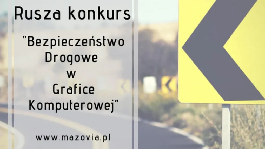 Rusza nowy konkurs 'Bezpieczeństwo drogowe w grafice komputerowej'