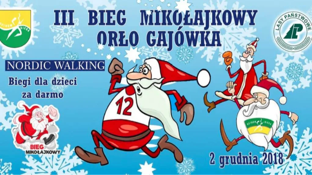 III Bieg Mikołajkowy już 2 grudnia