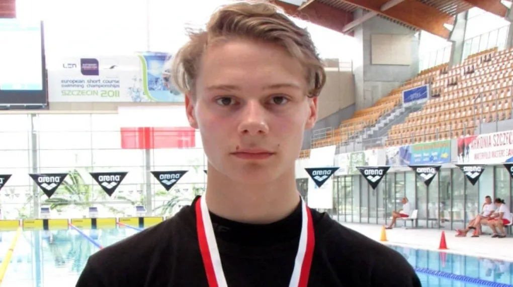 Mateusz Adamowski z medalami Mistrzostw Europy