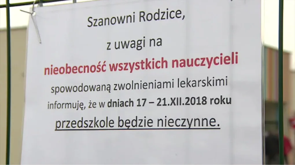 Odwołane lub skrócone lekcje. Trwa strajk nauczycieli (wideo)