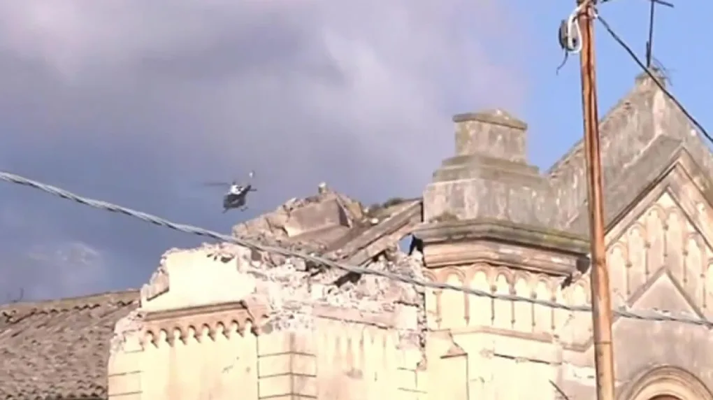 Setki ewakuowanych, dziesiątki rannych. Trzęsienie ziemi na Sycylii (wideo)
