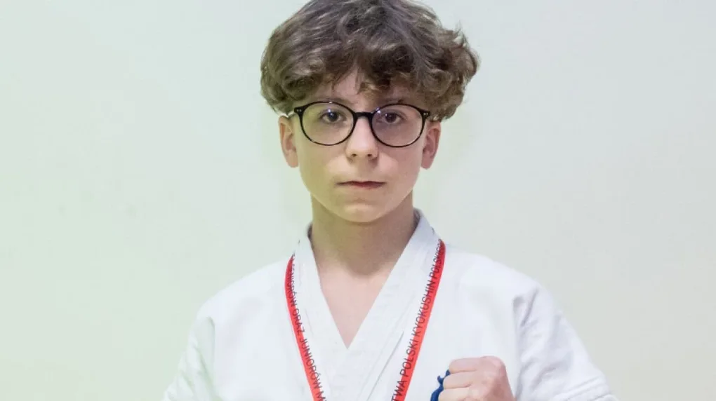 Utalentowany zawodnik karate - Patryk Wekwejt