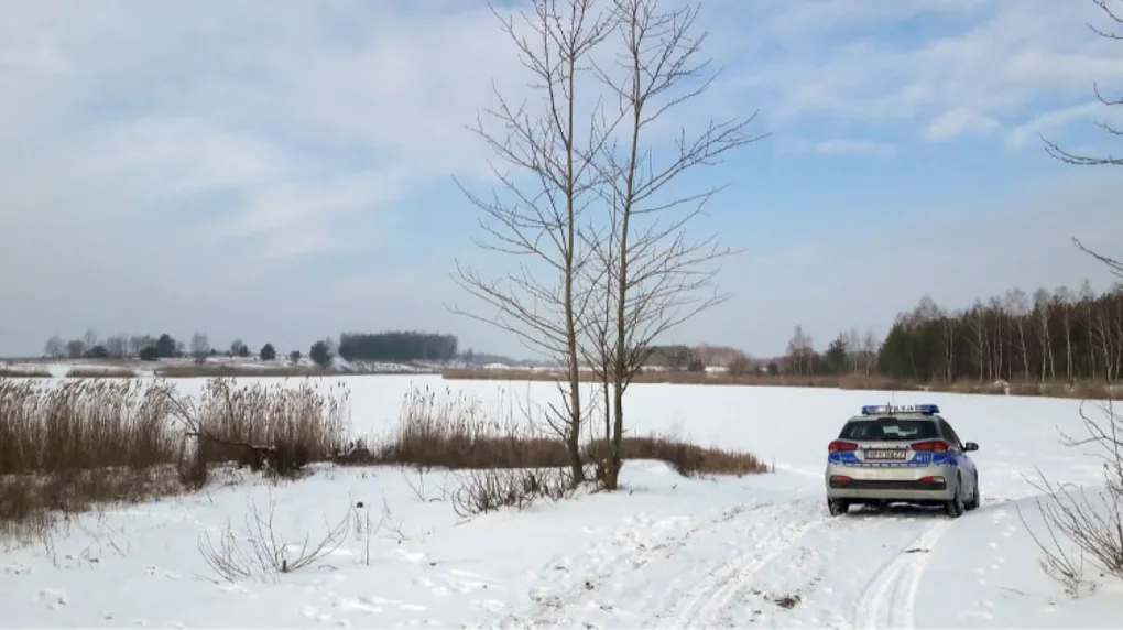 Kontrole zamarzniętych zbiorników wodnych