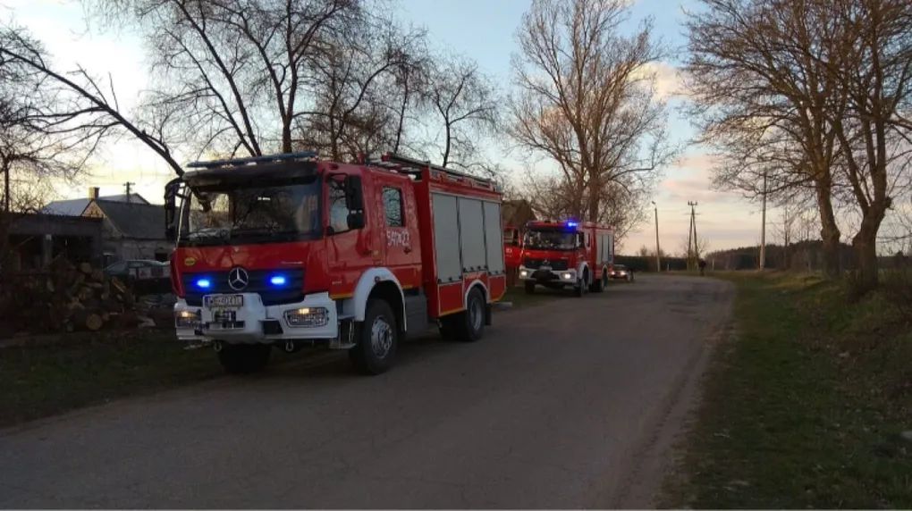 Pożar sadzy w przewodzie kominowym
