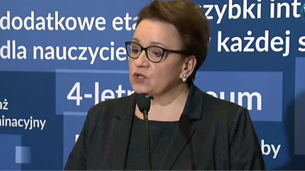 'Wynagrodzenia za czas strajku się nie należą'. Anna Zalewska o propozycji rekompensat dla strajkujących nauczycieli (wideo)